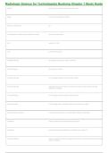 Radiologic Science for Technologists Bushong Chapter 1 Study Guide &vert; Essential Concepts of Radiologic Science &vert; Exam Prep &vert; Grade A&plus;