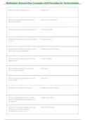 Radiologic Science for Technologists &vert; Key Concepts & Principles Study Guide 2026&ndash;2027 &vert; Physics&comma; Biology & Protection &vert; Grade A&plus;