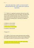 WGU D485 DGN2 TASK 1&colon; SWBTL LLC CLOUD SECURITY &NewLine;IMPLEMENTATION PLAN &vert; 2026 UPDATE WITH COMPLETE &NewLine;SOLUTIONS&period;