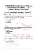 NUR 2755 Multidimensional Care IV &lpar;MDC 4&rpar; - Comprehensive Practice Exams 1&comma; 2 & 3 Combined Graded A&plus; 2026 Update