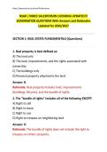 NSAR &sol; NSREC SALESPERSON LICENSING UPDATED&excl;&excl;&excl; EXAMINATION QUESTIONS With Answers and Rationales Updated for 2026&sol;2027