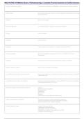 WCU PATHO 370 Midterm Exam &vert; Pathophysiology Practice Questions & Verified Answers &vert; 2026&sol;2027