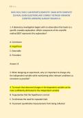 WGU D311 TASK 2 LAB REPORT&vert;COMPLETE  EXAM WITH COMPLETE &NewLine;250 REAL EXAM QUESTIONS AND CORRECT DETAILED ANSWERS &NewLine;&lpar;VERIFIED ANSWERS&rpar; ALREADY GRADED A&plus;