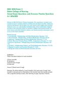 NSG 3850 Exam Prep 2026&colon; Complete 4-Exam Test Bank &vert; Pathophysiology