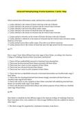 Advanced Pathophysiology Practice Questions&comma; Cardio&comma; Resp
