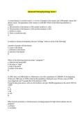 Advanced Pathophysiology Exam 1