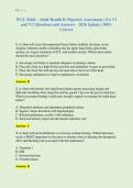 WGU D446 &ndash; Adult Health II Objective Assessment &vert; OA V1 &NewLine;and V2 &vert; Questions and Answers &ndash; 2026 Update &vert; 100&percnt; &NewLine;Correct&period;