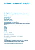 VEE FINANCE 5A&period;FINAL TEST 20262027&period; &NewLine;