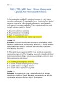 WGU C721 - NJP1 Task 1 Change Management &NewLine;Updated 2026 with complete Solution 