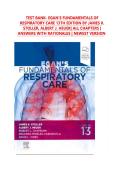 Test Bank For Egan's Fundamentals of Respiratory Care&comma; 13th Edition by James K&period; Stoller&comma; Albert J&period; Heuer&comma; David L&period; Vines&comma; Robert L&period; Chatburn&comma; Eduardo Mireles-Cabodevila  &vert; ALL CHAPTERS &vert; QUESTION AND ANSWERS WITH RATIONALES &vert; NEWEST VERSION