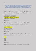 WGU C960&colon; Discrete Math II&vert;OA&vert; EXAM WITH COMPLETE 250 &NewLine;REAL EXAM QUESTIONS AND CORRECT DETAILED &NewLine;ANSWERS &lpar;VERIFIED ANSWERS&rpar; ALREADY GRADED A&plus;