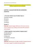 APPLIED PATHOPHYSIOLOGY FOR THE ADVANCED PRACTICE NURSE PRACTICE EXAMINATION &ndash; CHAPTERS 1-14 Questions with Answers and Rationales