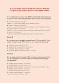 WGU D276 PRE-ASSESSMENT&colon; WEB DEVELOPMENT &NewLine;FOUNDATIONS &lpar;PNVO&rpar; 2026&sol;2027 with complete solution 
