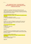 WGU D485 DGN2 TASK 1&colon; CLOUD SECURITY &NewLine;IMPLEMENTATION PLAN LATEST UPDATE WITH &NewLine;COMPLETE SOLUTION