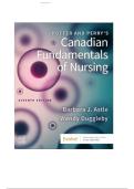 TEST BANK FOR Potter and Perry's Canadian Fundamentals of Nursing 7th edition by Barbara J&period; Astle ISBN&colon;978-0323870658  NEW COMPLETE GUIDE WITH RATIONALES 100&percnt; VERIFIED A&plus; GRADE ASSURED&excl;&excl;&excl;&excl;NEW LATEST UPDATE&excl;&excl;&excl;&excl;&excl;&excl;&NewLine;