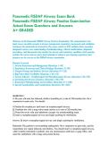Paramedic FISDAP Airway Exam Bank -&NewLine;Paramedic FISDAP Airway Practice Examination &vert;&NewLine;Actual Exam Questions and Answers &NewLine;A&plus; GRADED&NewLine;