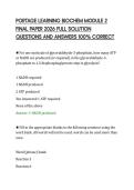 PORTAGE LEARNING BIOCHEM MODULE 2&NewLine;FINAL PAPER 2026 FULL SOLUTION&NewLine;QUESTIONS AND ANSWERS 100&percnt; CORRECT