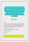 NSG 550 EXAM&sol;NSG 550 EXAM 1&comma;2 AND 3 ACTUAL EXAM  2026-2027 COMPLETE ACCURATE EXAM REAL QUESTIONS AND CORRECT VERIFIED ANSWERS WITH DETAILED RATIONALES &lpar;100&percnt; RELIABLE ANSWERS&rpar; CURRENTLY UPDATED VERSION EDITION 2026 &vert;GUARANTEED PASS A&plus; &lpar;BRAND NEW&excl;&excl;&rpar; &vert;INSTAN