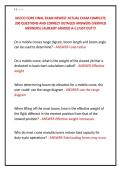 NCCCO CORE FINAL EXAM NEWEST ACTUAL EXAM COMPLETE &NewLine;200 QUESTIONS AND CORRECT DETAILED ANSWERS &lpar;VERIFIED &NewLine;ANSWERS&rpar; &vert;ALREADY GRADED A&plus;&vert;&vert;JUST OUT&excl;&excl;&excl;