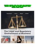 SOLUTION MANUAL FOR The Legal and Regulatory Environment of Business&comma; 19th Edition By Marisa Pagnattaro&comma; Daniel Cahoy&comma; Julie Manning Magid&comma; Peter Shedd &vert;All Chapters &vert; Latest Version 2025 A&plus;&NewLine;