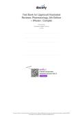 Lippincott Illustrated Reviews Pharmacology 8th Edition Test Bank Complete 2026 &vert; Whalen &vert;&period; Exam Prep Q&A 2026&sol;27 update