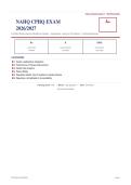NAHQ CPHQ Certified Professional in Healthcare Quality Exam 2026&sol;2027 &ndash; Questions and Answers &vert; 100&percnt; Verified &vert; Complete Verified Answers &ndash; Pass Guaranteed &ndash; A&plus; Graded&NewLine;&NewLine;
