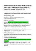 AK Sewage System Installer Exam Questions & Correct Answers