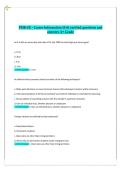 PMK-EE - Career Information &lpar;E-6&rpar; verified questions and &NewLine;answers A&plus; Grade 