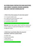 AK Storm Drain Contractor Exam Questions & Correct Answers