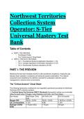 NWT Collection System Operator Certification&colon; S-Tier Mastery Test Bank &lpar;2026&sol;2027&rpar; &vert; Premium Q&A &plus; Mentor Analyses