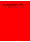 WLD 130 Gas Tungsten Arc Welding &lpar;4234&lowbar;C001&rpar; 2026&sol; 2027 &ndash; Study Guide&comma; Practice Questions & Verified Answers