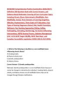 BSCN2030 Comprehensive Practice Examination &lpar;2026&sol;2027&rpar;&colon; Definitive 200-Question Bank with Correct Answers&comma; and Evidence-Based Rationales Covering all Core Curriculum Topics including Chronic Illness Determinants &lpar;Modifiable&comma; Non-Modifiable&comma; Social&rpar;&comma; Thre