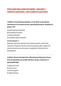 PSYCH 2030 FINAL EXAM TEST BANKS &vert; 2026&sol;2027 &vert; COMPLETE QUESTIONS &vert; WITH COMPLETE SOLUTIONS