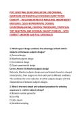 PSYC 2030 FINAL EXAM SIMULATION&colon; 200 ORIGINAL&comma; QUESTIONS SYSTEMATICALLY COVERING EVERY TESTED CONCEPT &ndash; INCLUDING REPEATED MEASURES&comma; INDEPENDENT MEASURES&comma; QUASI-EXPERIMENTAL DESIGNS&comma; COUNTERBALANCING&comma; CONTROL PROCEDURES&comma; STATISTICAL TEST SELECTION&comma; AND IN