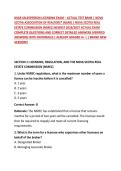 NSAR SALESPERSON LICENSING EXAM &ndash; ACTUAL TEST BANK &vert; NOVA SCOTIA ASSOCIATION OF REALTORS&reg; &lpar;NSAR&rpar; &sol; NOVA SCOTIA REAL ESTATE COMMISSION &lpar;NSREC&rpar; NEWEST 2026&sol;2027 ACTUAL EXAM COMPLETE QUESTIONS AND CORRECT DETAILED ANSWERS &lpar;VERIFIED ANSWERS&rpar; WITH RATIONALES &vert;