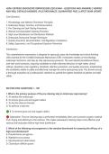 HSPA CERTIFIED ENDOSCOPE REPROCESSOR &lpar;CER&rpar; EXAM &ndash; QUESTIONS AND ANSWERS &vert; VERIFIED&NewLine;AND WELL DETAILED ANSWERS &vert; PLUS RATIONALES &vert; GUARANTEED PASS &vert; LATEST EXAM UPDATE&NewLine;