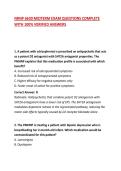 NRNP 6630 MIDTERM EXAM QUESTIONS COMPLETE WITH 100&percnt; VERIFIED ANSWERS&NewLine;