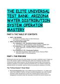2026&sol;2027 The Elite ADEQ Water Distribution System Operator Mastery Test Bank &lpar;Grades 1-4&rpar; &vert; Complete Q&A Guide