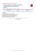 SOCRA CCRP Certified Clinical Research Professional Exam and Practice 2026&sol;2027 &ndash; Questions and Answers &vert; 100&percnt; Verified &vert; Complete Verified Answers &ndash; Pass Guaranteed &ndash; A&plus; Graded&NewLine;&NewLine;