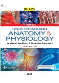 Test Bank For Understanding Anatomy and Physiology&colon; A Visual&comma; Auditory&comma; Interactive Approach&comma; 3rd Edition by Gale Sloan Thompson 