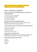 CFESA Electrical Certification Exam 2026&sol;2027 &vert; 250&plus; Practice &NewLine;Questions&comma; Correct Answers & Detailed Rationales 