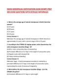 NAMS MENOPAUSE CERTIFICATION EXAM &lpar;NCMP&rpar; PREP 200 EXAM QUESTIONS WITH DETAILED RATIONALES