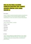 POLI 105 VCU FINAL SALADINO TEST BANK SOLVED QUESTIONS WITH FULL SOLUTION VERIFIED