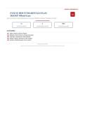 Evolve Elsevier HESI Nursing Fundamentals Exam 2026&sol;2027 &ndash; Questions and Answers &vert; 100&percnt; Verified &vert; Complete Verified Answers &ndash; Pass Guaranteed &ndash; A&plus; Graded&NewLine;&NewLine;
