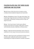 POLESTAR PILATES 2026 TEST PAPER SOLVED&NewLine;QUESTIONS AND SOLUTIONS
