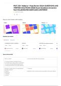 PSYC 210- Midterm &plus; Final Review EXAM QUESTIONS AND VERIFIED SOLUTIONS &vert;2026&vert; Exam Questions & Answers Test &vert;&vert; ELABORATED &DETAILED ANSWERS&excl;