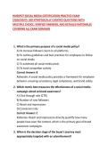 HUBSPOT SOCIAL MEDIA CERTIFICATION PRACTICE EXAM &lpar;2026&sol;2027&rpar;&colon; 200 STRATEGICALLY CURATED QUESTIONS WITH MULTIPLE CHOICE&comma; VERIFIED ANSWERS&comma; AND DETAILED RATIONALES COVERING ALL EXAM DOMAINS