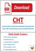 CHT Exam Prep 2025 &vert; Certified Histocompatibility Technologist Study Guide &vert; 300&plus; Practice Questions&comma; Answers & Detailed Rationales