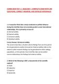 COMM 2030 TEST 1 &vert; 2026&sol;2027 &vert; COMPLETE EXAM WITH 200 QUESTIONS&comma; CORRECT ANSWERS&comma; AND DETAILED RATIONALES