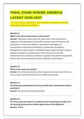 FINAL EXAM SCRIBE AMERICA &NewLine;LATEST 2026-2027 &NewLine;150&plus; REAL EXAM QUESTIONS AND CORRECT ANSWERS VERIFIED &NewLine;ANSWERS &lpar;ALREADY GRADED A&rpar;
